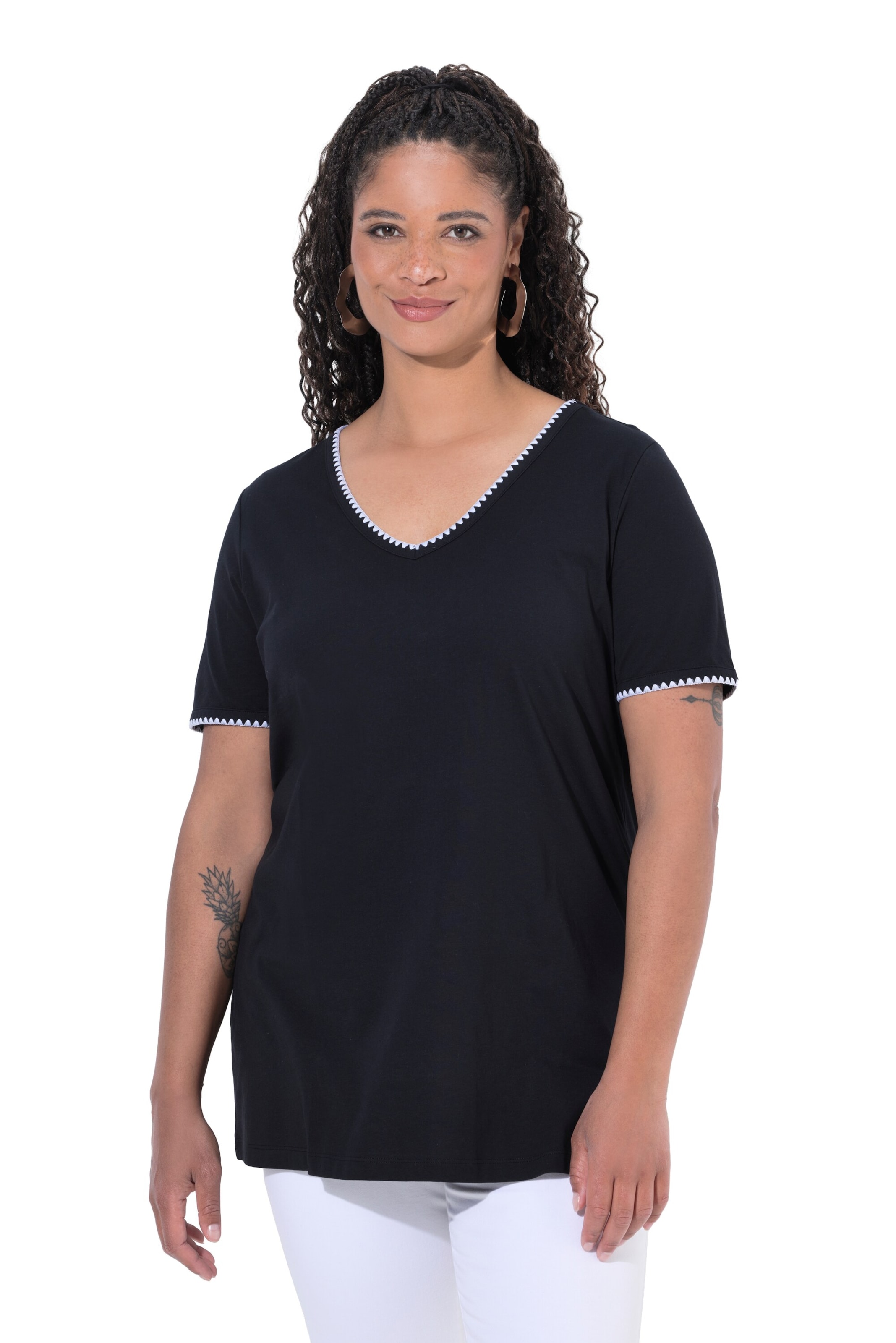 Angel of Style Shirt in Zwart: voorkant