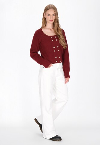 Cardigan 'Vintage' DreiMaster Vintage en rouge