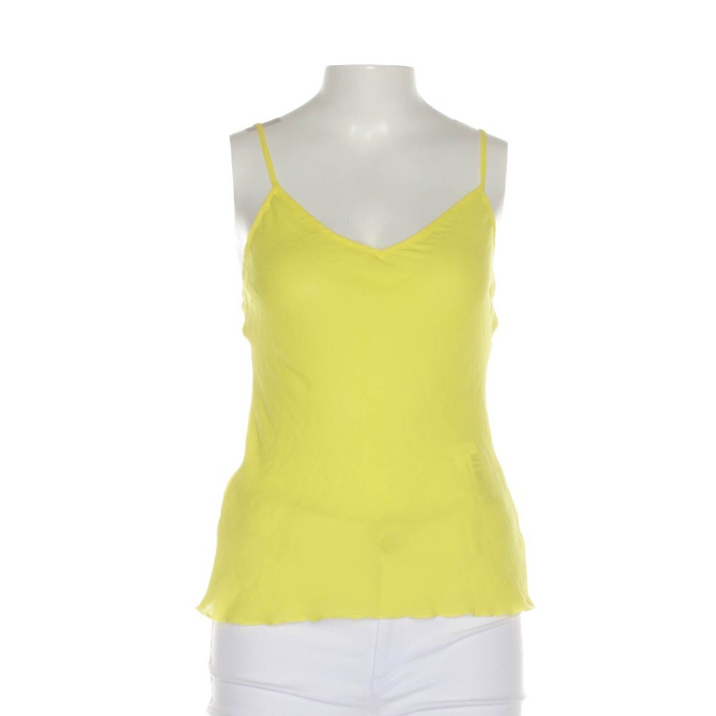 Marc Cain Top / Seidentop XS in Gelb: Vorderseite