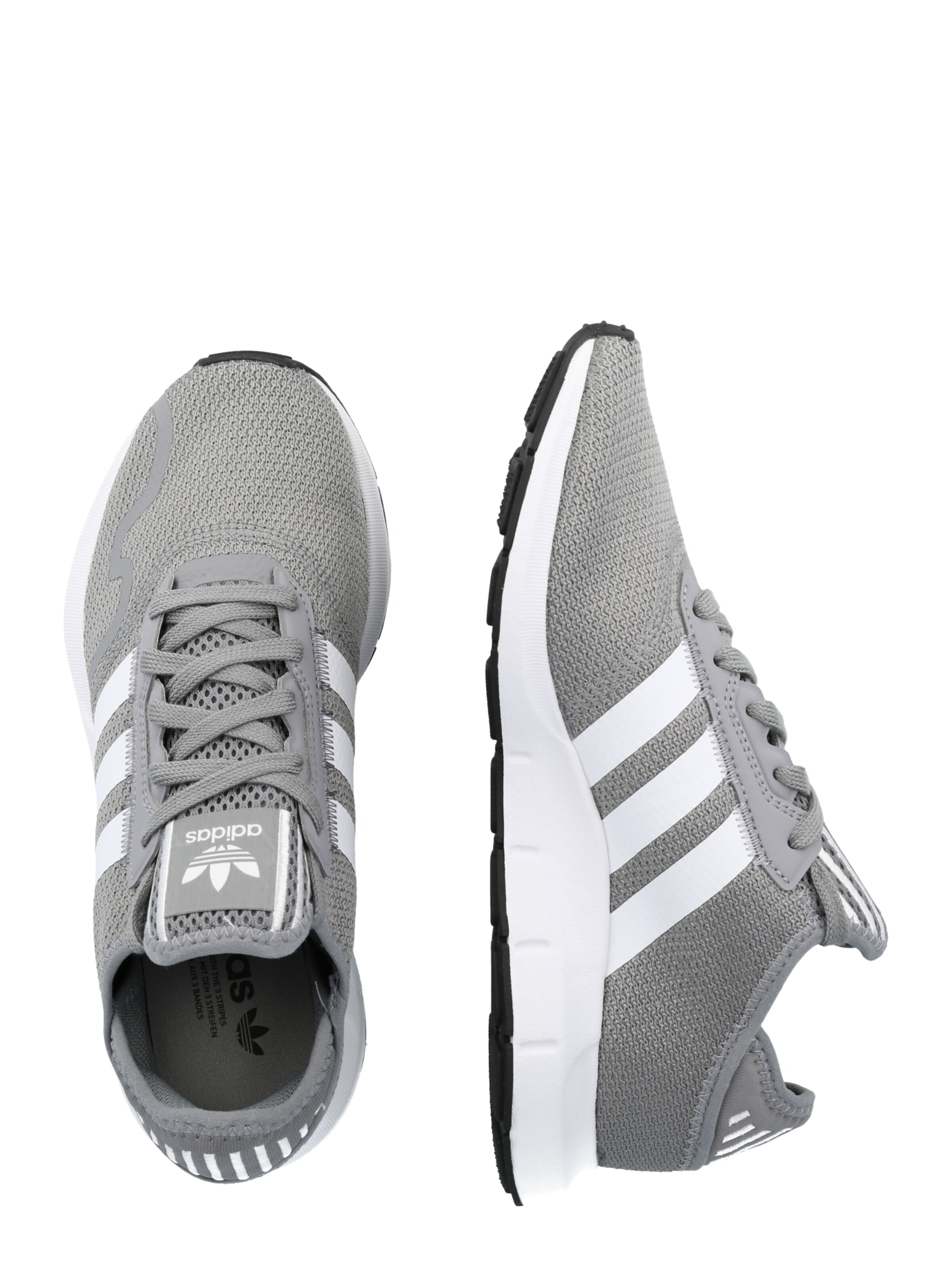 grey adidas runners