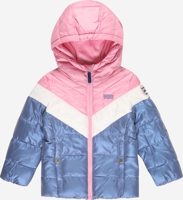 Levi's Kids Winterjas in Blauw: voorkant