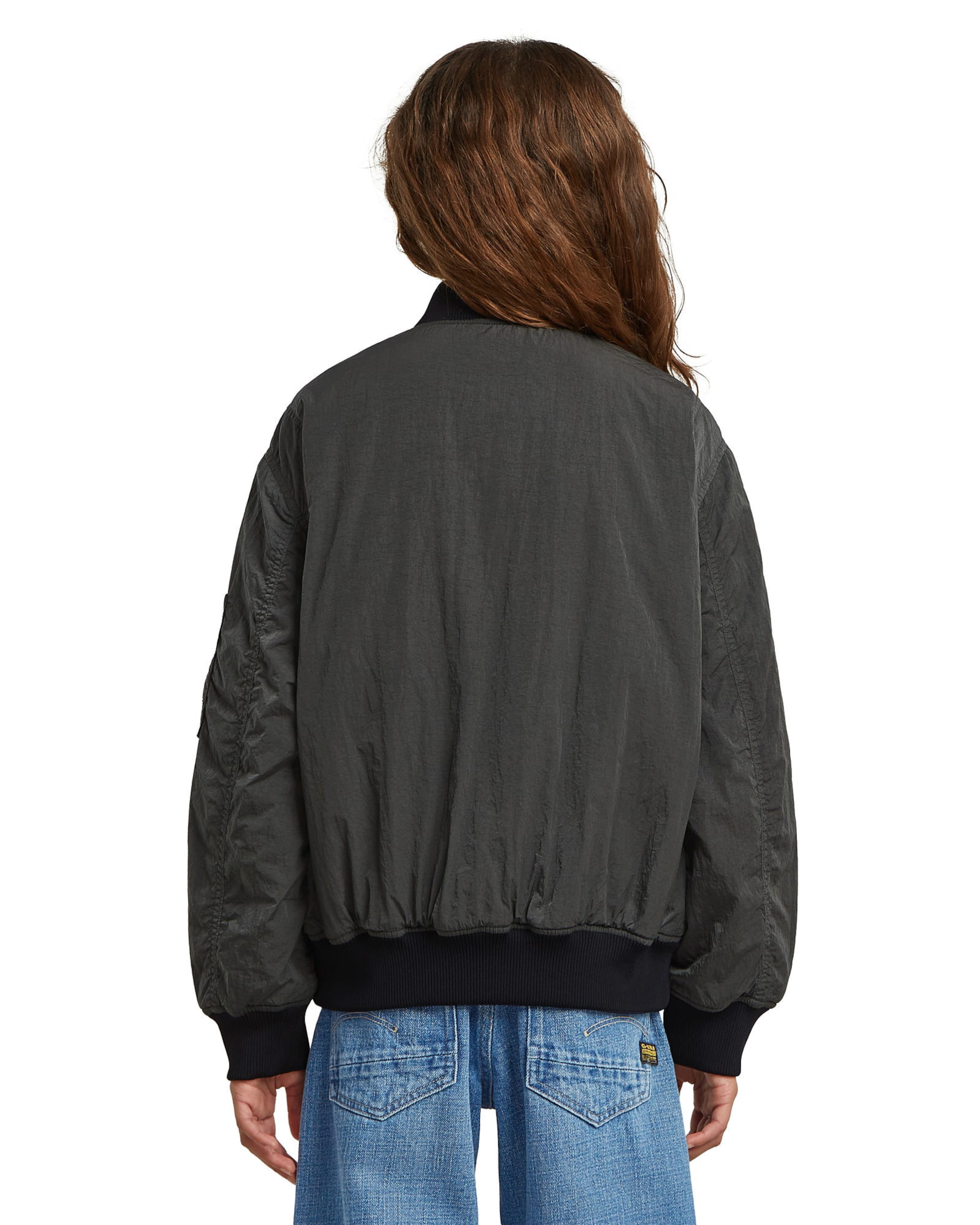 G-STAR Jacket - 'Girls Bomber Padded Jacket' in Blau