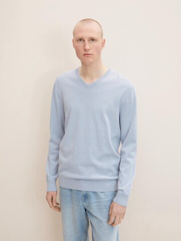 TOM TAILOR Regular Fit Pullover in Blau: predná strana