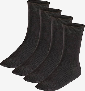 FALKE Socks in Black: front