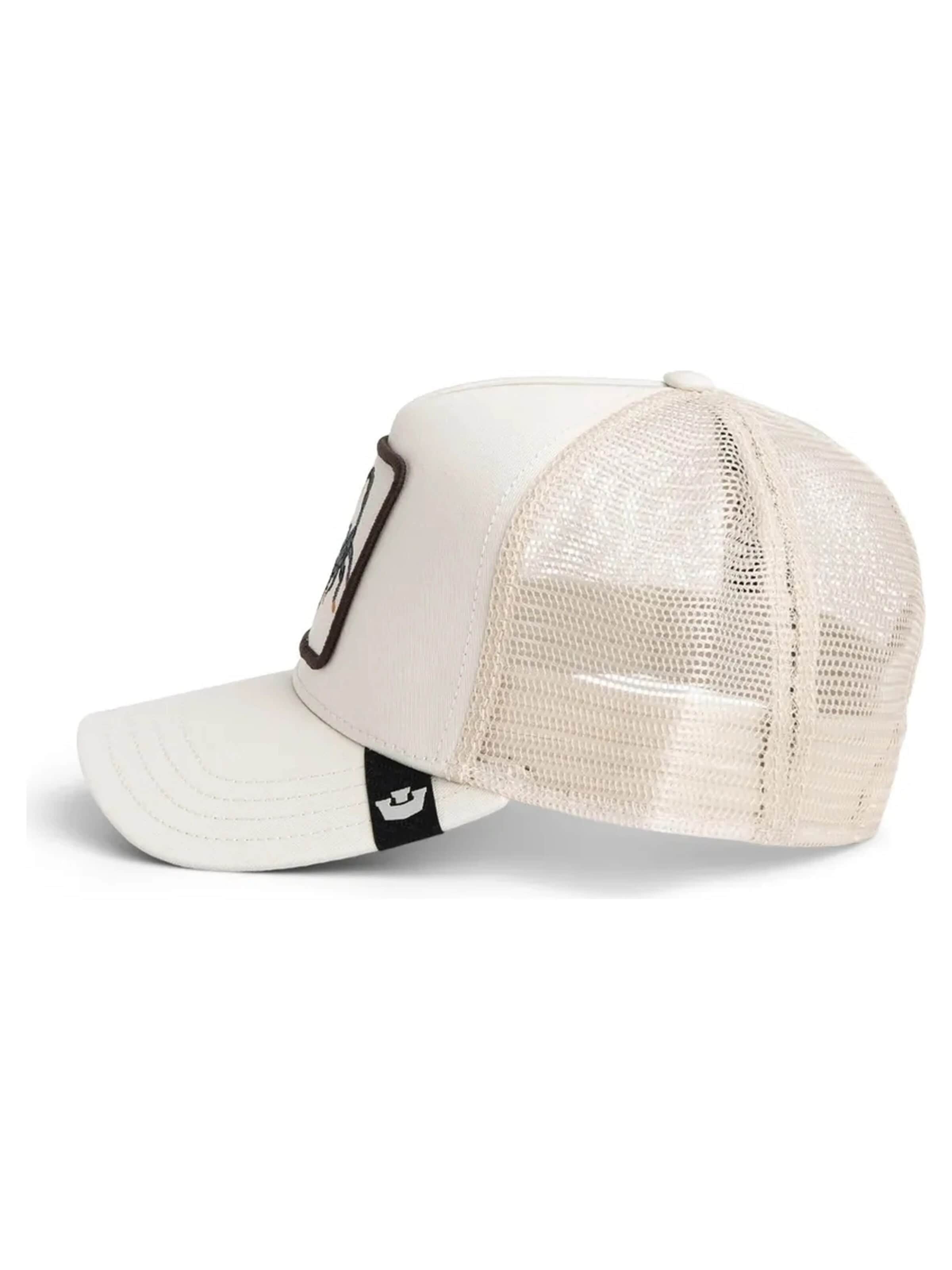 GOORIN Bros. Czapka z daszkiem 'Gorra goorin bros blanca escorpion deadly scopion trucker cap' w kolorze biały