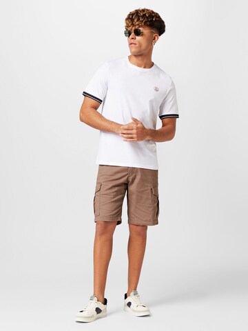 JACK & JONES Regular Cargohose 'JOE' in Braun