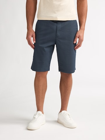 Petrol Industries Regular Chino in Blauw: voorkant