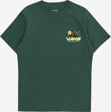 VANS Shirts 'SPACE CAMP SS' i grøn: forside