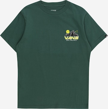 VANS - Camisola 'SPACE CAMP SS' em verde: frente