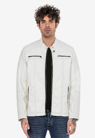 Redbridge Between-Season Jacket in White: front