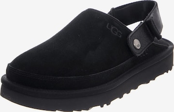 UGG Sandały 'Mount Hope Fleece Black Sandals' w kolorze czarny: przód