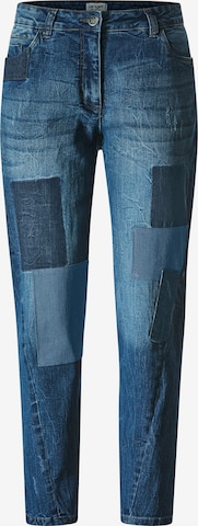 Angel of Style Slimfit Jeans in Blauw: voorkant