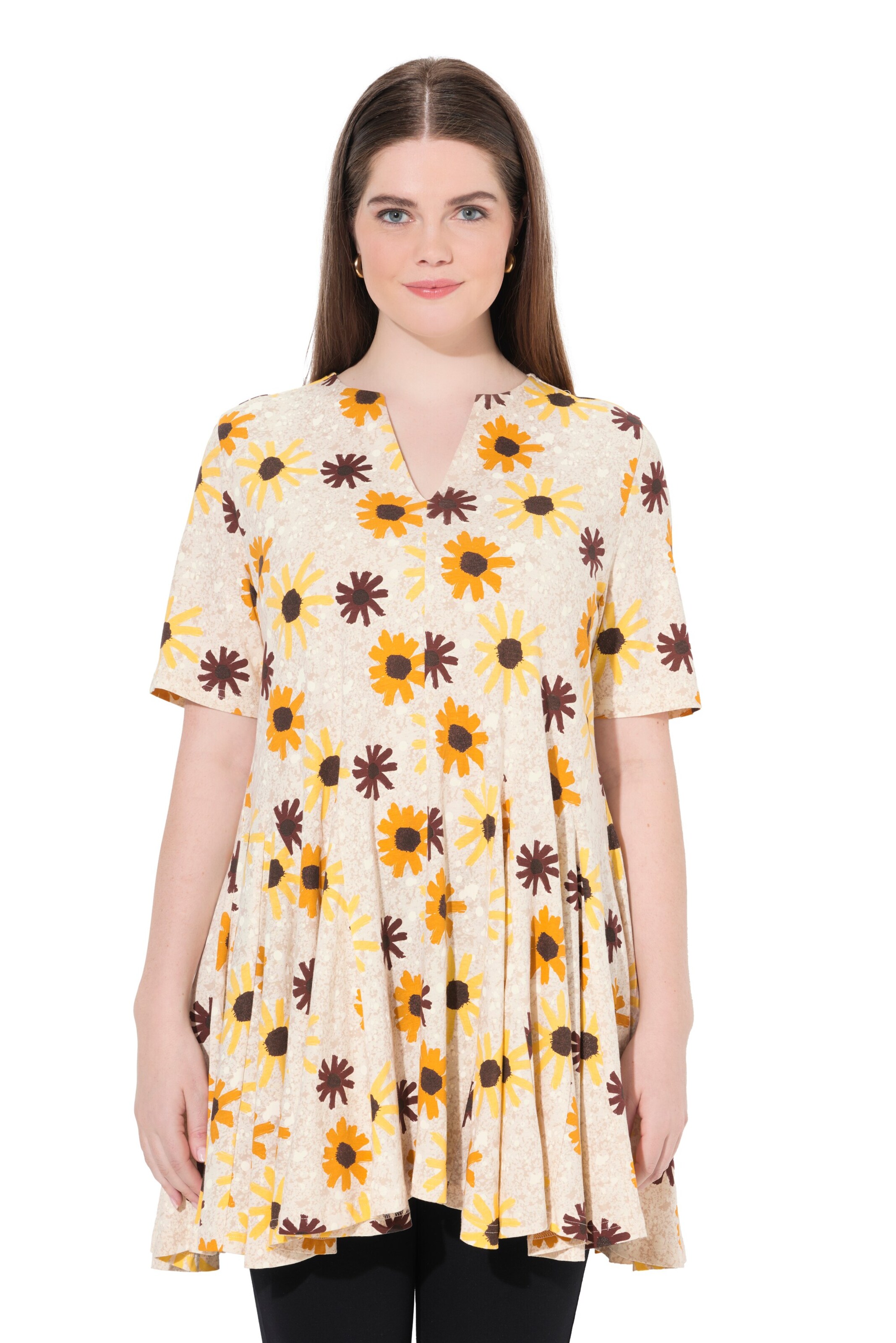 Ulla Popken Shirt in Yellow: front
