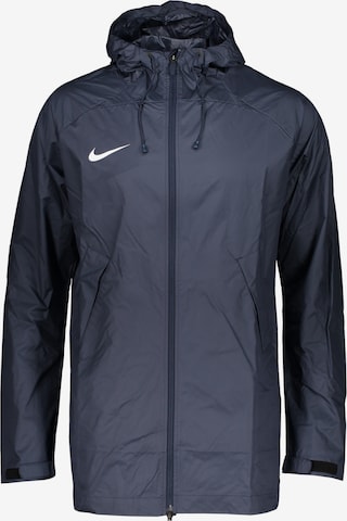 NIKE Athletic Jacket in Blue: front