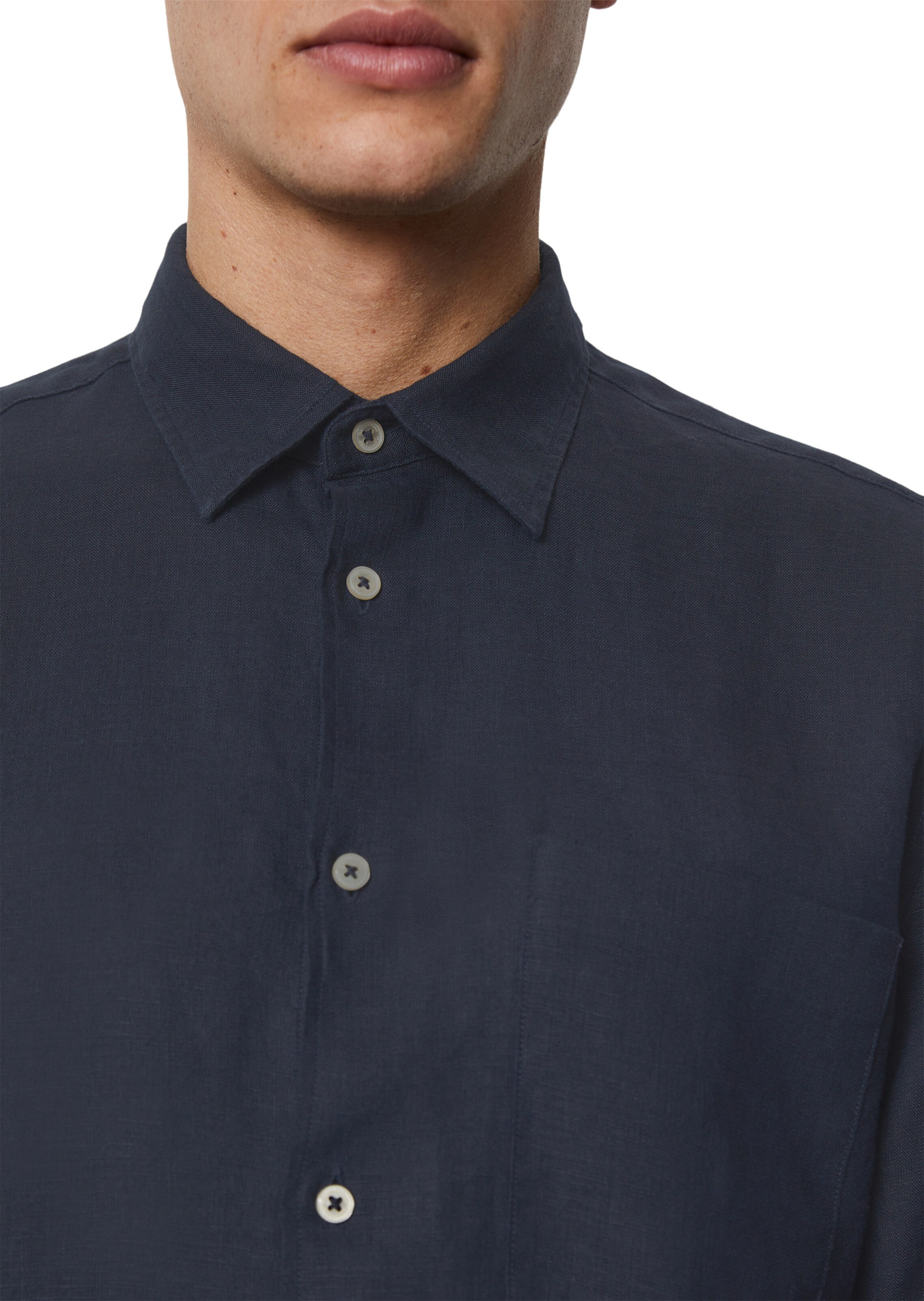 Marc O'Polo Regular fit Button Up Shirt in Blue