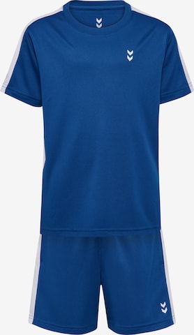 Hummel Trainingsanzug in Blau: Vorderseite