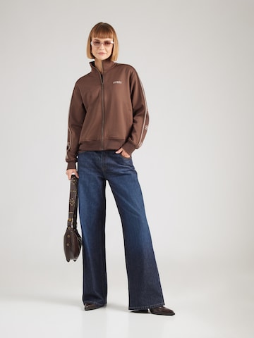 GUESS Bluza rozpinana 'OCTAVIA' w kolorze brązowy