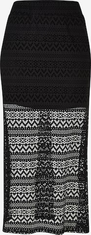 Urban Classics Skirt in Black: front