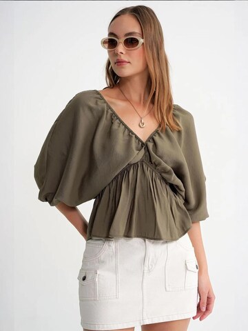 Camicia da donna di MixRay in verde