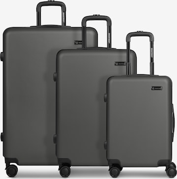 Smartbox Suitcase Set in Grey: front