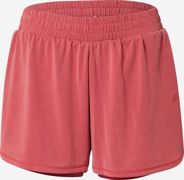 Pantalon de sport ONLY PLAY en rose : devant