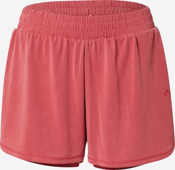 ONLY PLAY - Loosefit Calças de desporto em rosa: frente