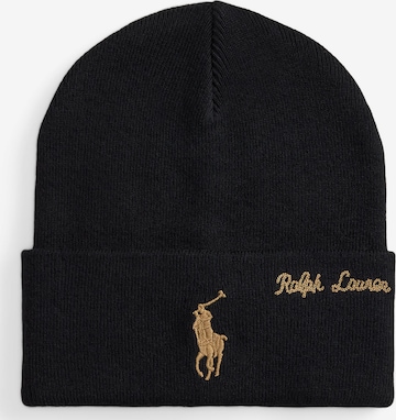 Berretto di Polo Ralph Lauren in nero: frontale