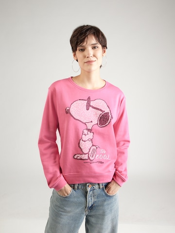 Felpa 'Cool Snoppy' di PRINCESS GOES HOLLYWOOD in rosa: frontale