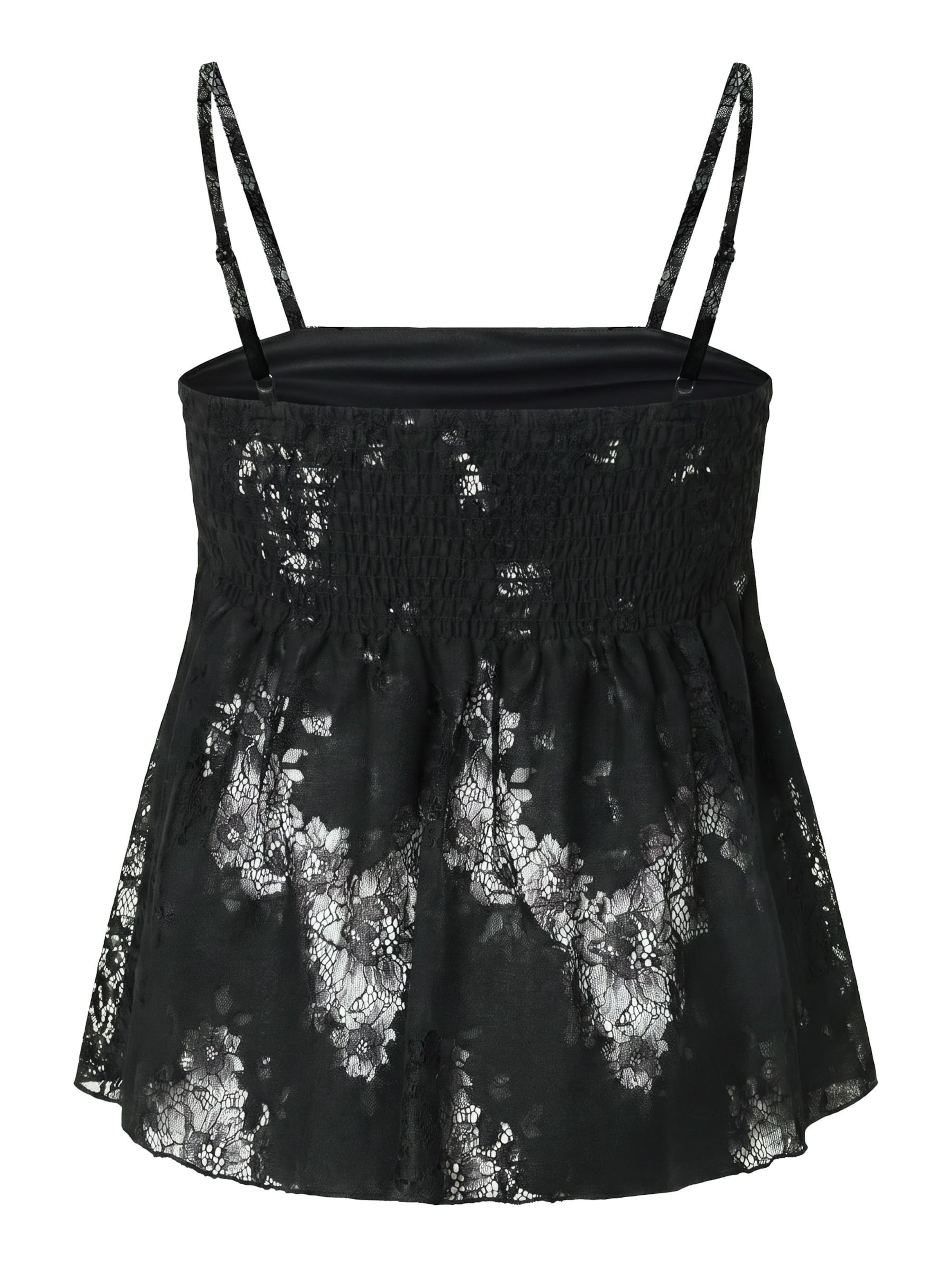 PIECES - Top en negro