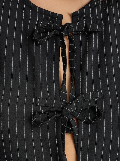 Hiccup Chemisier en noir / blanc, Vue avec produit