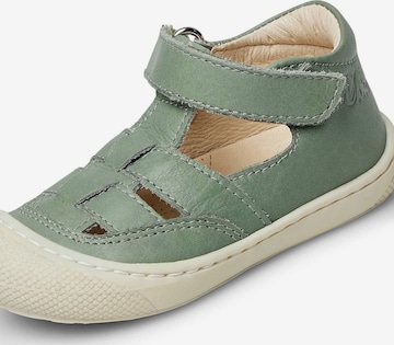 NATURINO Offene Schuhe 'WAD' in Grün: Vorderseite