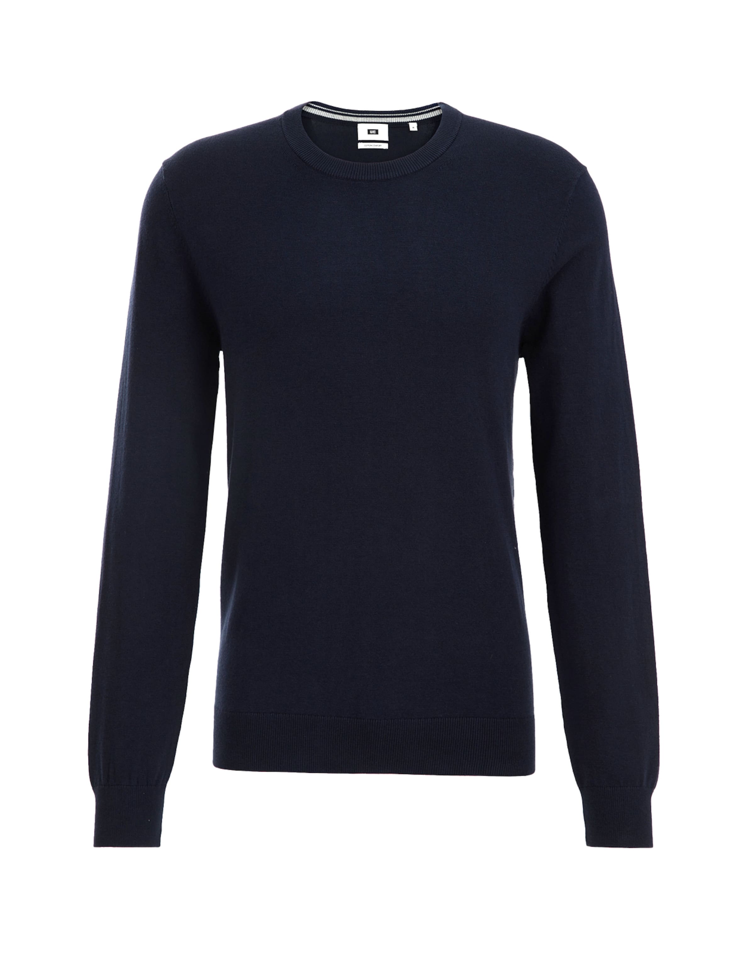 WE Fashion Sweater in Blue: front