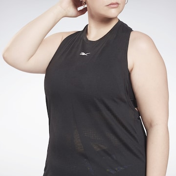 Reebok Sporttop in Schwarz