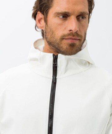 BRAX Zip-Up Hoodie 'Sammy' in White