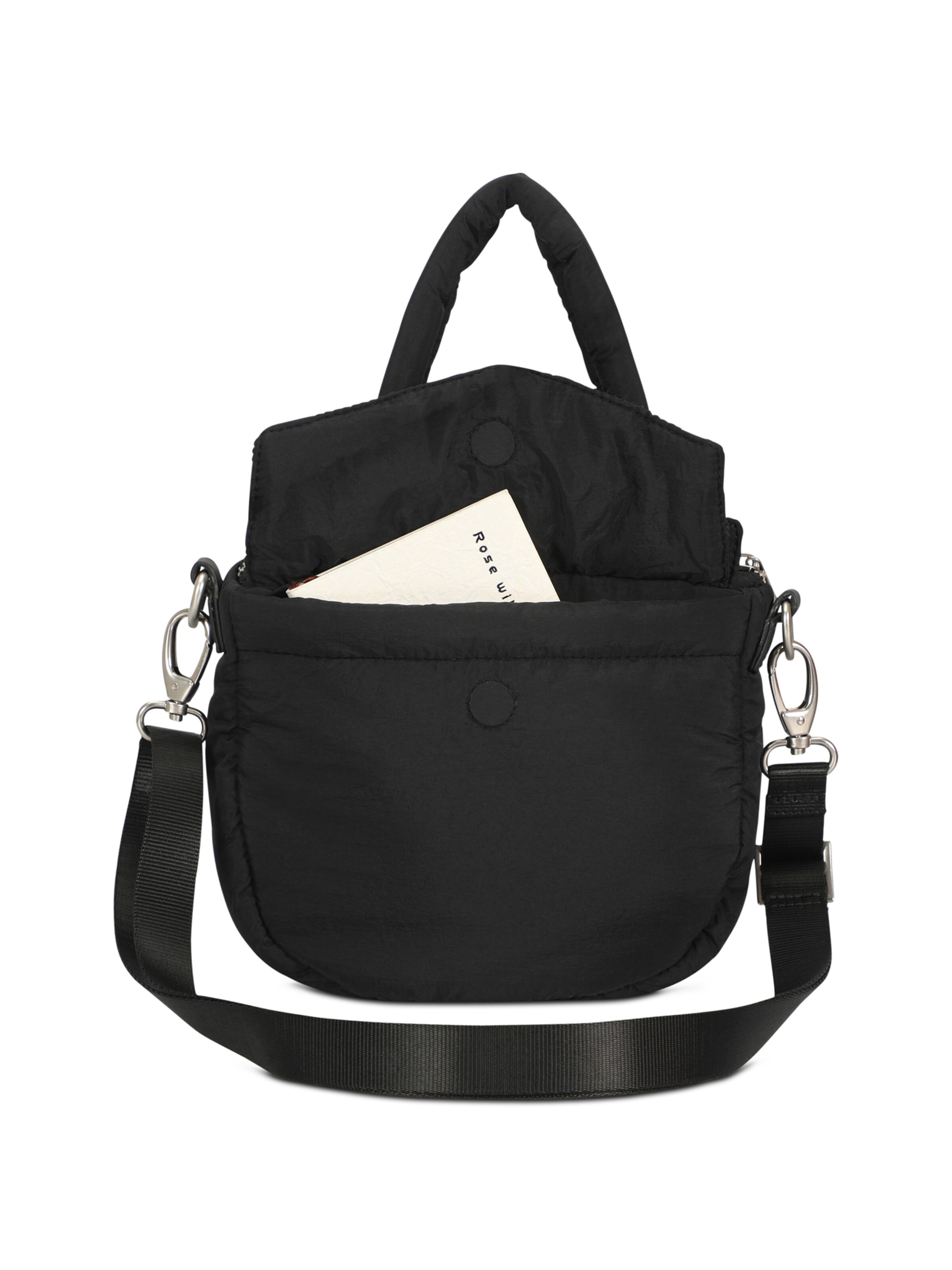 Borsa a mano 'Poppy Small' di Expatrié in nero