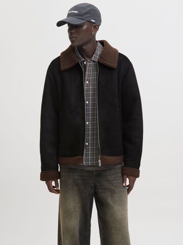 Veste mi-saison JACK & JONES en noir : devant