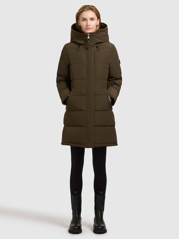 khujo - Sobretudo de inverno 'FALTD' em verde