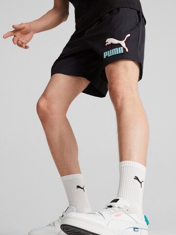 PUMA Regular Shorts 'Fandom' in Schwarz: predná strana