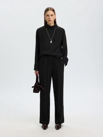 SELECTED Regular Trousers 'SLWSOLER' in Black