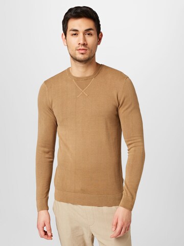 BLEND Sweater in Brown: front
