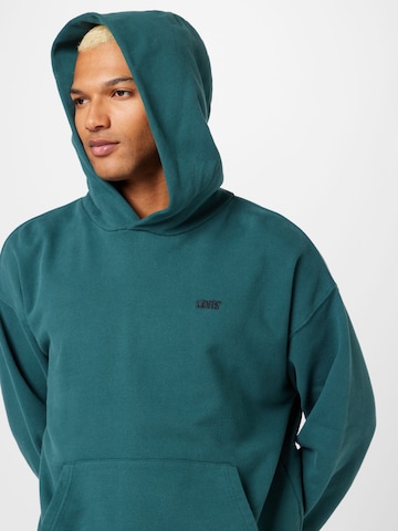 LEVI'S ®Sweater majica 'Gold Tab Hoodie' - zelena boja