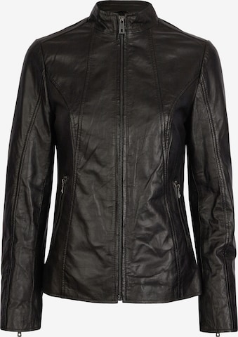 Veste mi-saison bugatti en noir : devant