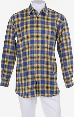 JUPITER Button Up Shirt in M in Blue: front