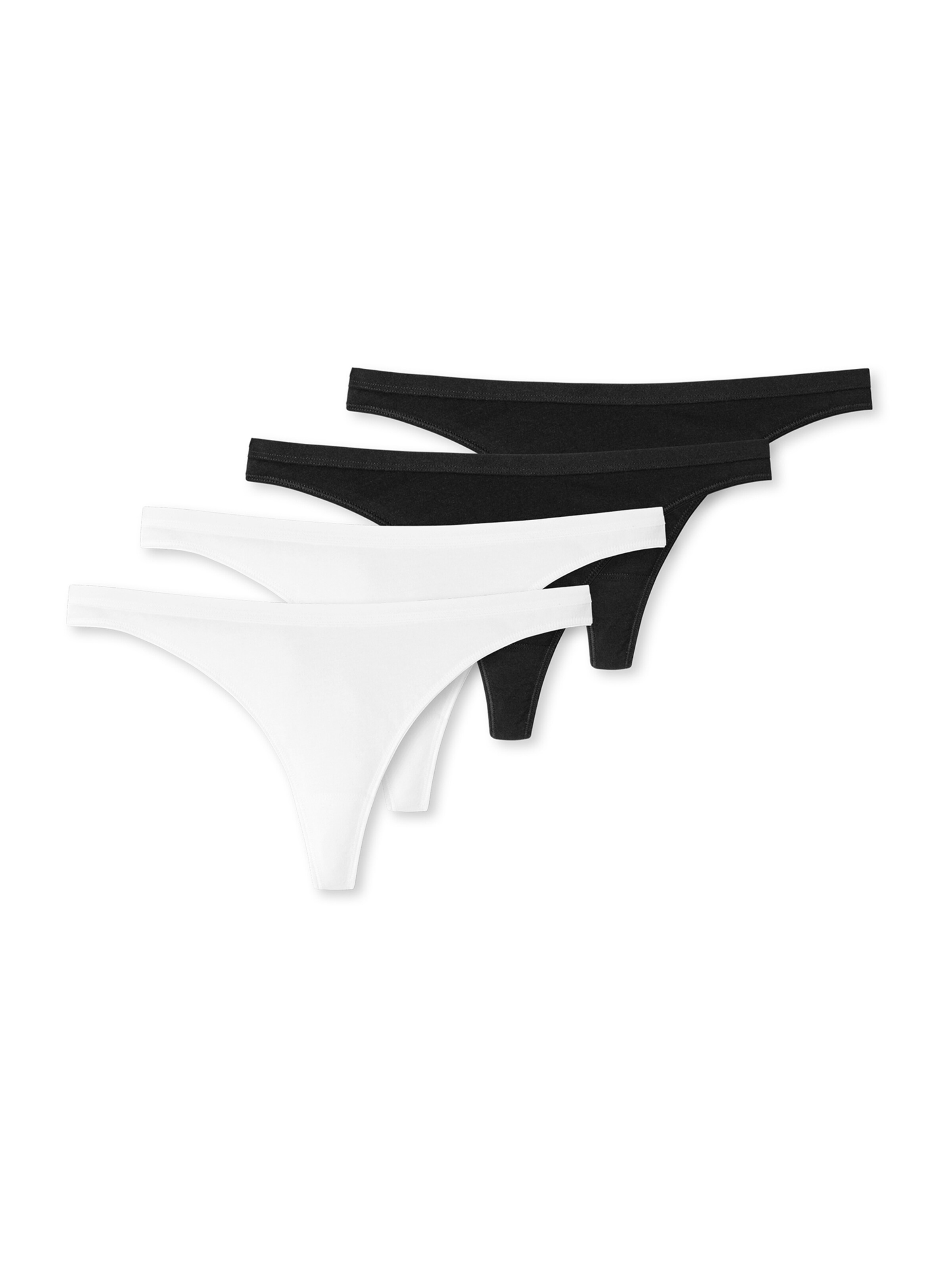 SCHIESSER String ' Serie 95-5 ' in Black: front