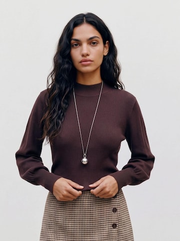 VERO MODA Sweater 'VMHollykaris' in Brown