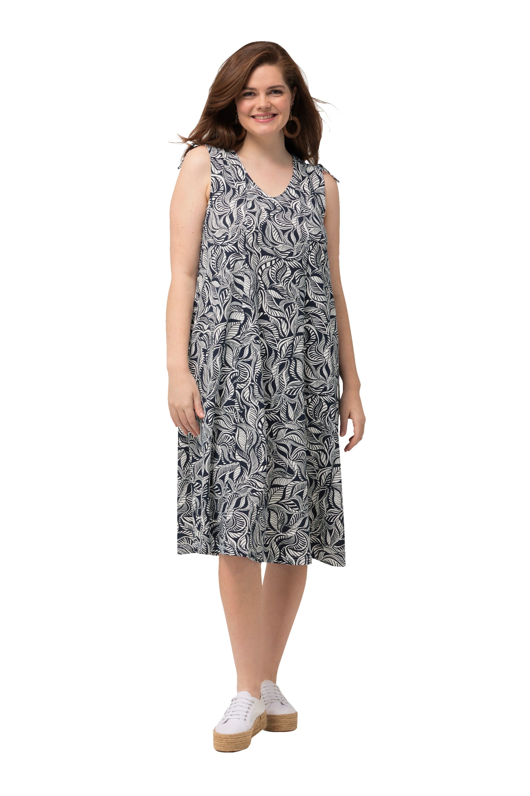 Ulla Popken Kleid in Blau: Vorderseite