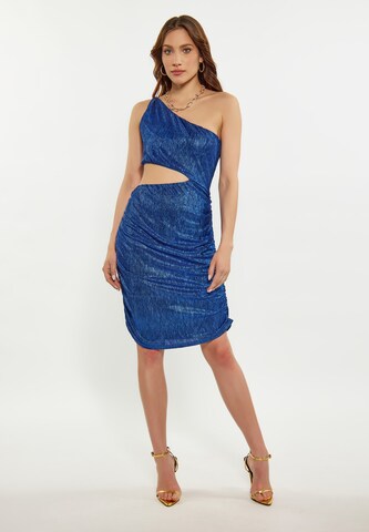 faina Cocktail Dress in Blue