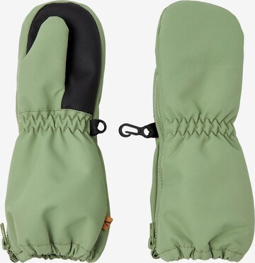 NAME IT Sporthandschoenen 'SNOW10' in Groen: voorkant