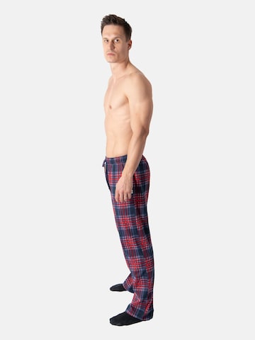 PANTONECLO Pyjama lang 'Pantoneclo Men’s Night Wear Long Pajama- 2 PCS' in Rood