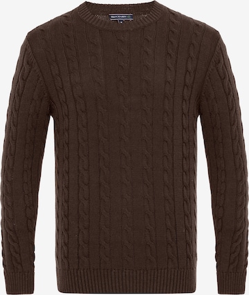 Pullover di Felix Hardy in marrone: frontale